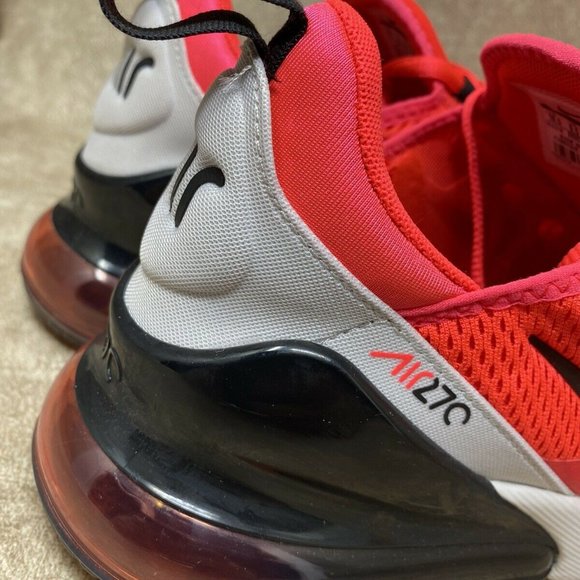 Nike Air Max 270 Red Orbit Black Running Shoes Men - Picture 10 of 10